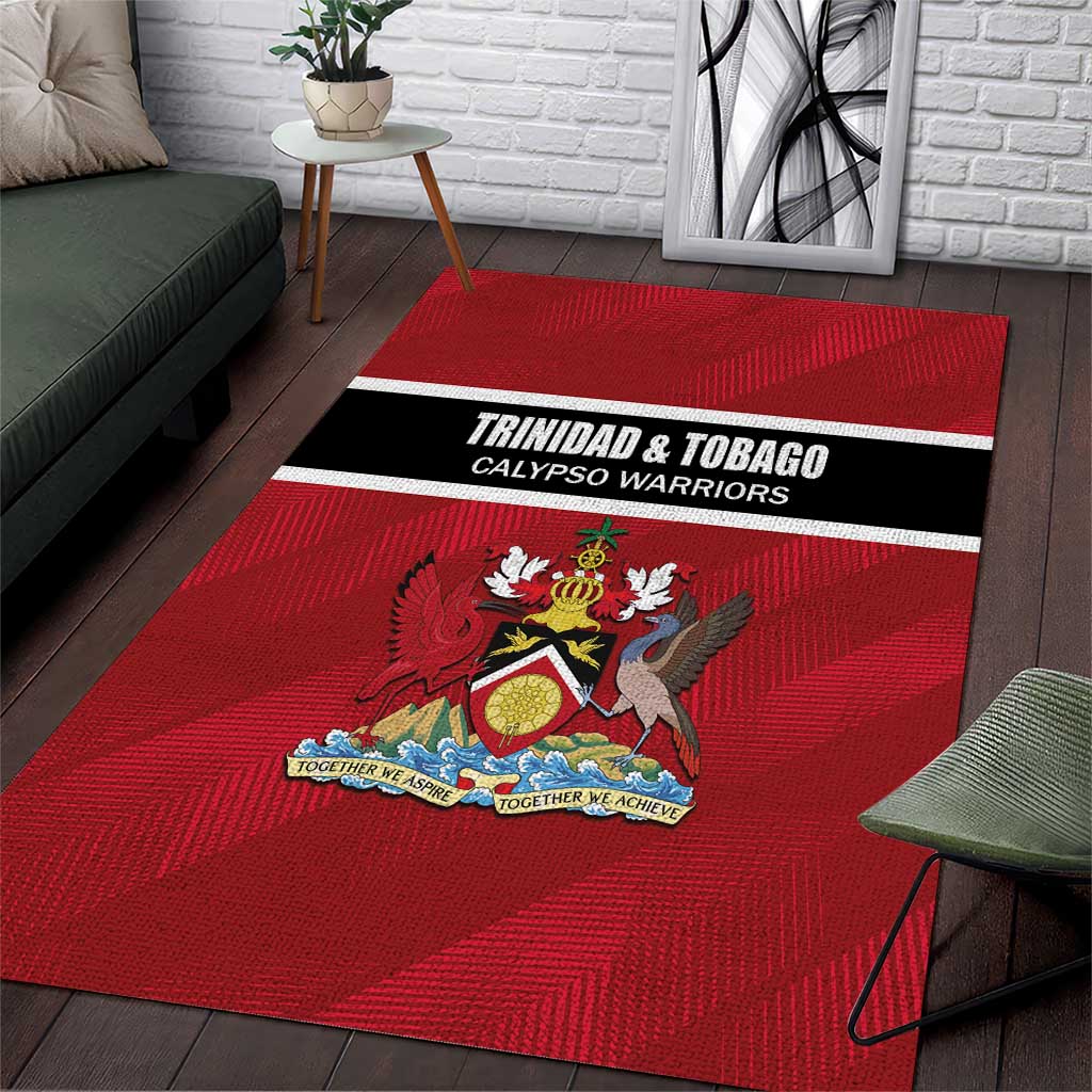 Trinidad and Tobago Rugby Area Rug Come On Calypso Warriors