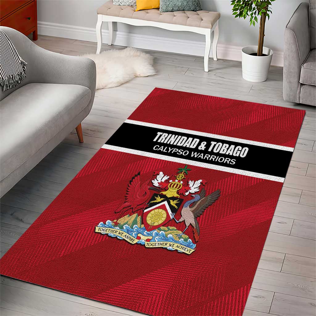 Trinidad and Tobago Rugby Area Rug Come On Calypso Warriors