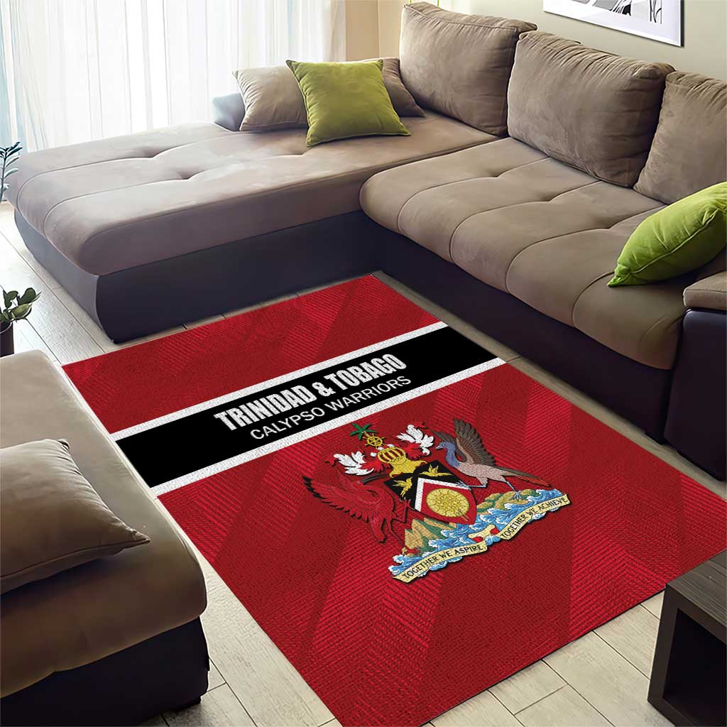 Trinidad and Tobago Rugby Area Rug Come On Calypso Warriors