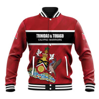 Custom Trinidad and Tobago Rugby Baseball Jacket Come On Calypso Warriors