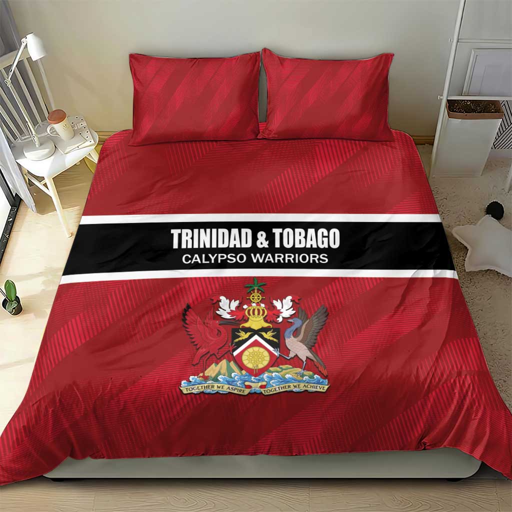 Trinidad and Tobago Rugby Bedding Set Come On Calypso Warriors