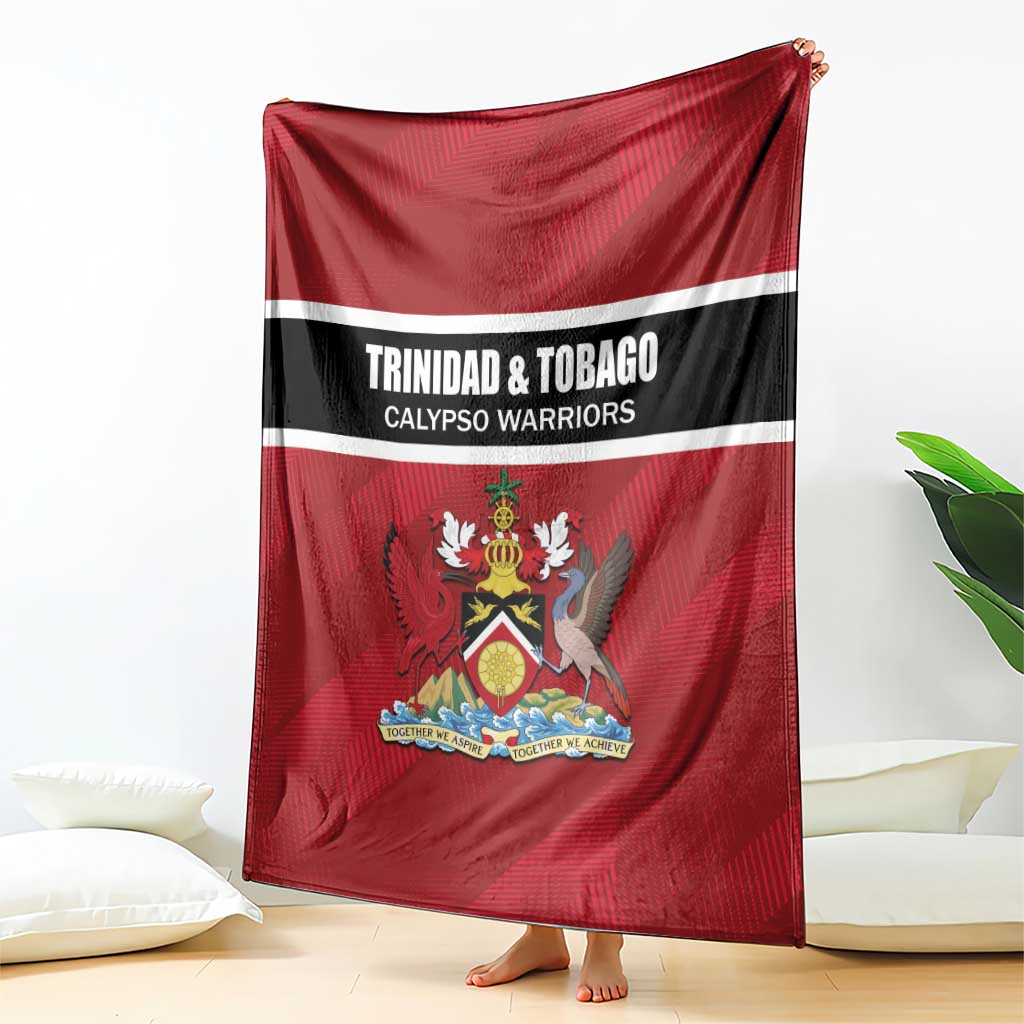 Trinidad and Tobago Rugby Blanket Come On Calypso Warriors