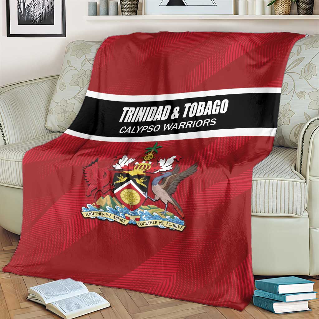 Trinidad and Tobago Rugby Blanket Come On Calypso Warriors