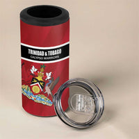 Custom Trinidad and Tobago Rugby 4 in 1 Can Cooler Tumbler Come On Calypso Warriors