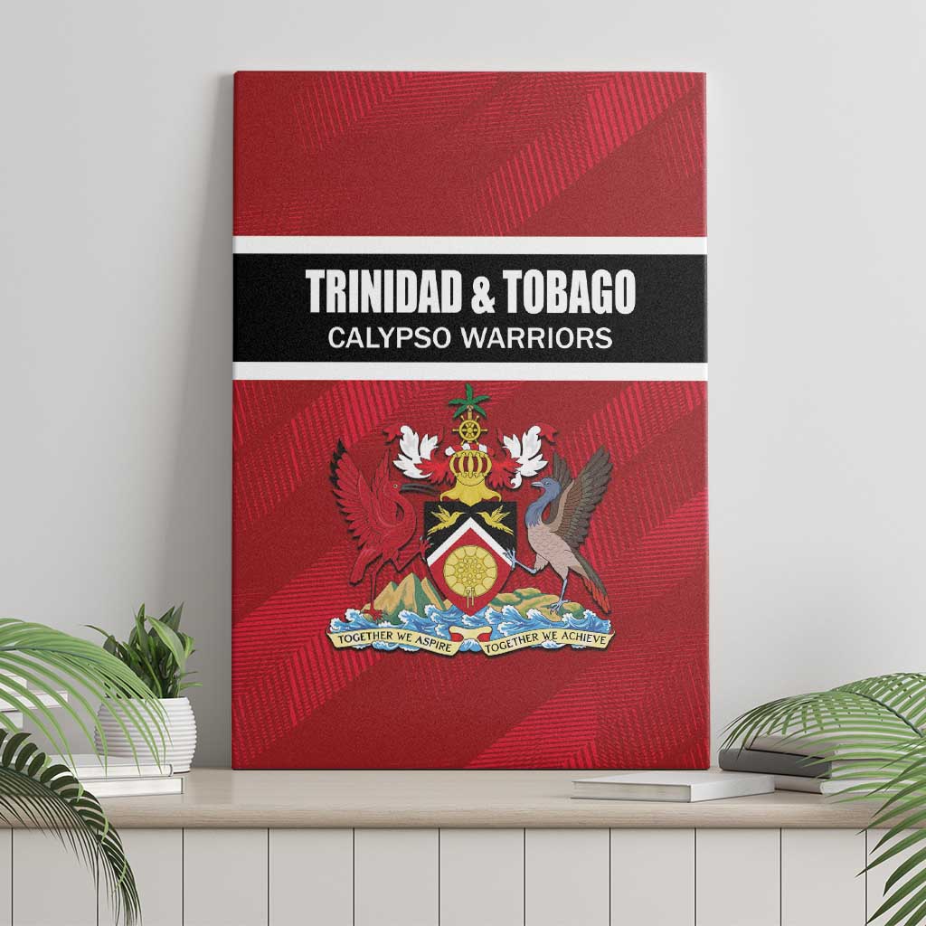 Trinidad and Tobago Rugby Canvas Wall Art Come On Calypso Warriors