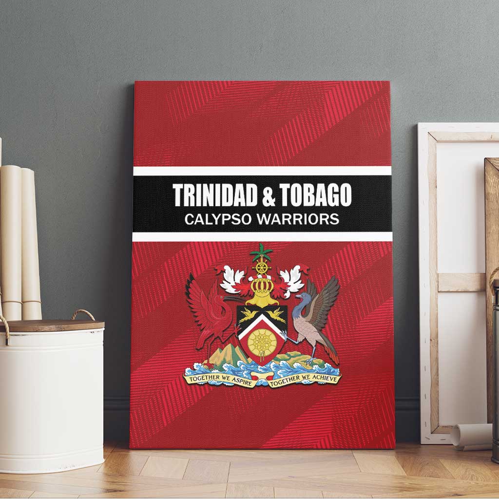 Trinidad and Tobago Rugby Canvas Wall Art Come On Calypso Warriors