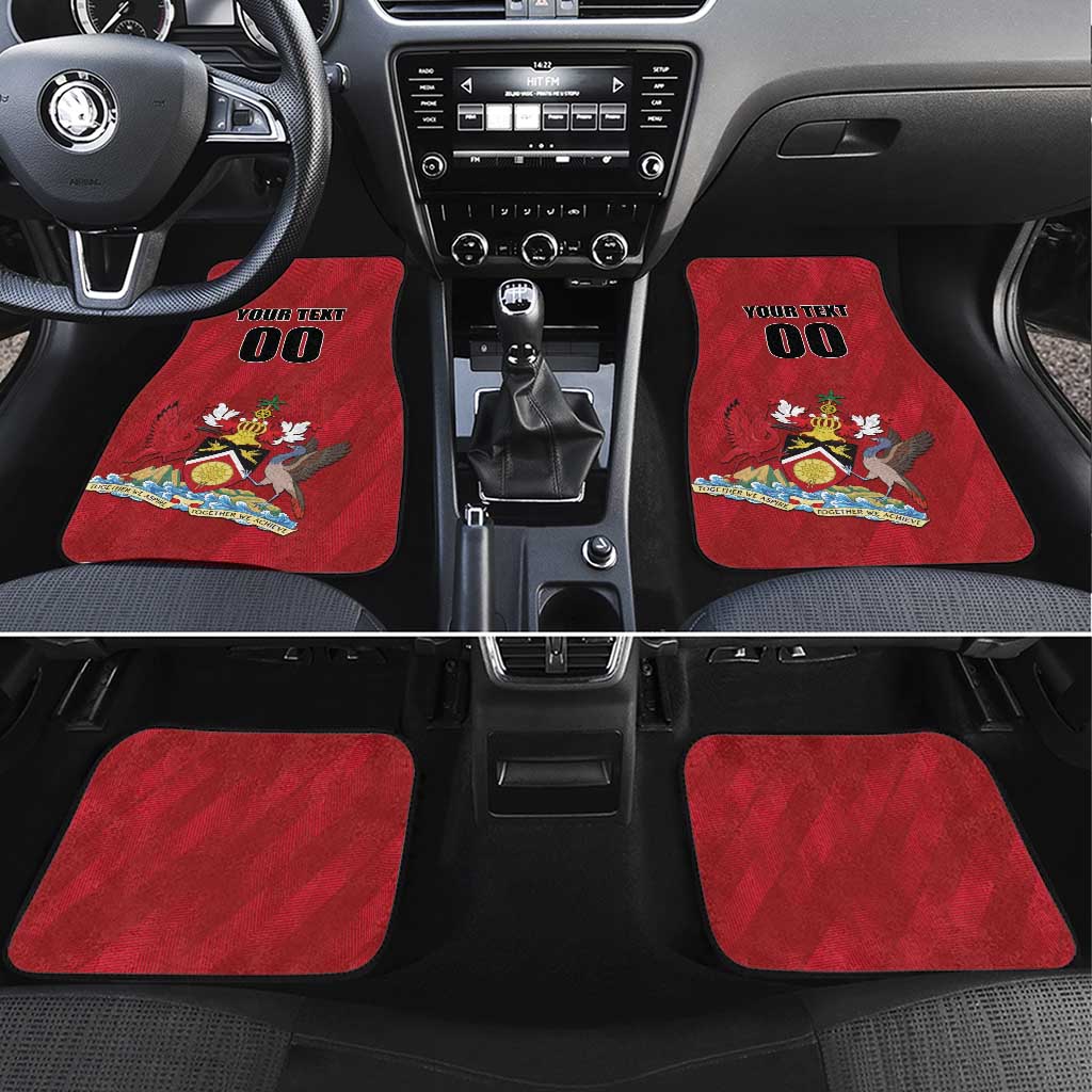 Trinidad and Tobago Rugby Car Mats Come On Calypso Warriors