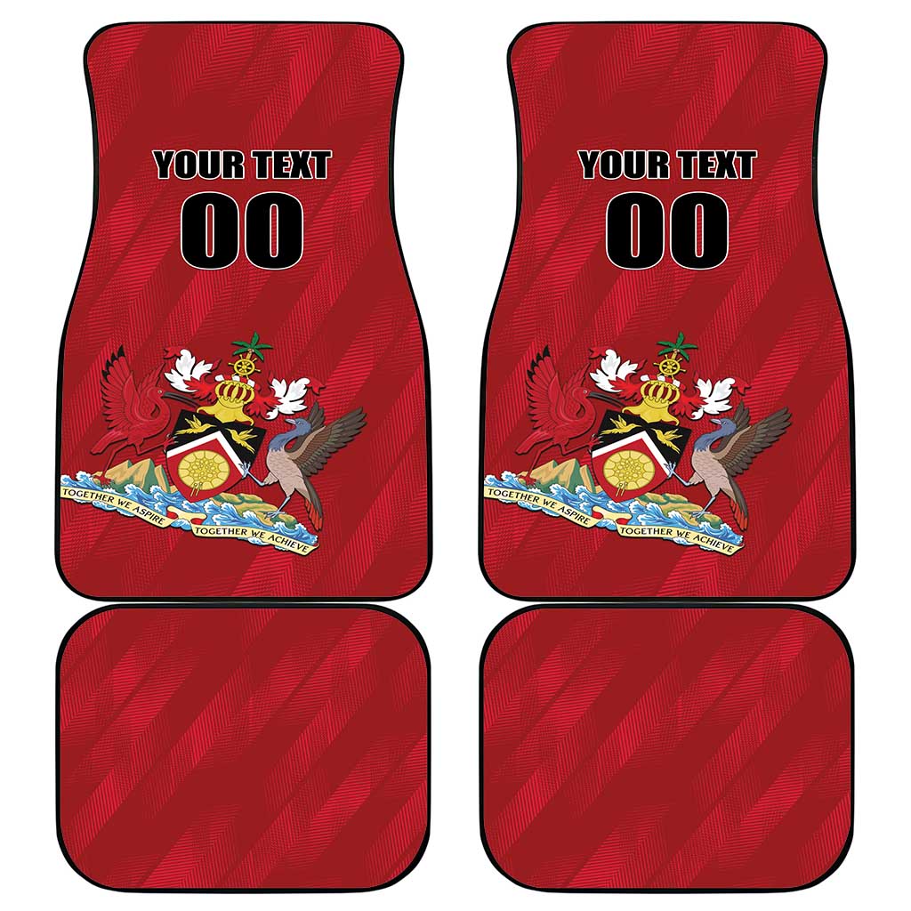 Trinidad and Tobago Rugby Car Mats Come On Calypso Warriors