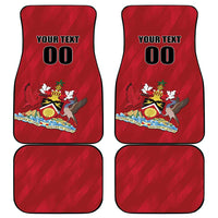 Trinidad and Tobago Rugby Car Mats Come On Calypso Warriors