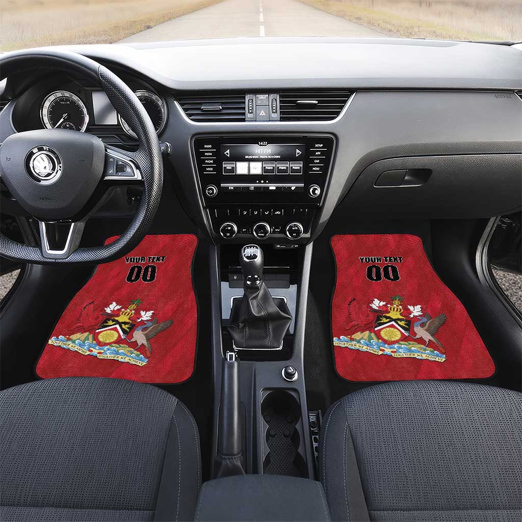 Trinidad and Tobago Rugby Car Mats Come On Calypso Warriors