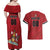 Custom Trinidad and Tobago Rugby Couples Matching Off Shoulder Maxi Dress and Hawaiian Shirt Come On Calypso Warriors
