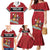 Custom Trinidad and Tobago Rugby Family Matching Mermaid Dress and Hawaiian Shirt Come On Calypso Warriors