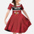 Custom Trinidad and Tobago Rugby Family Matching Off The Shoulder Long Sleeve Dress and Hawaiian Shirt Come On Calypso Warriors