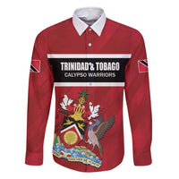 Custom Trinidad and Tobago Rugby Family Matching Off Shoulder Short Dress and Hawaiian Shirt Come On Calypso Warriors