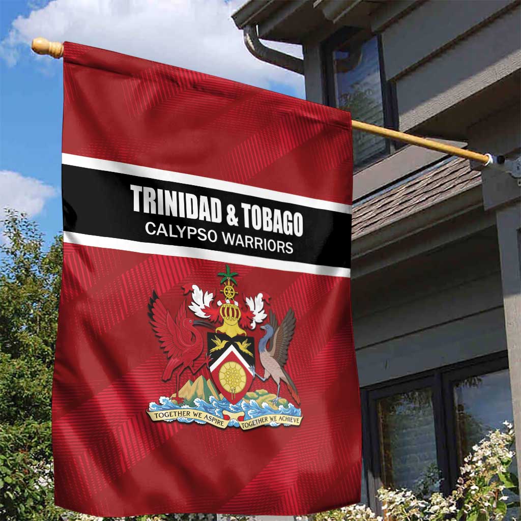 Trinidad and Tobago Rugby Garden Flag Come On Calypso Warriors