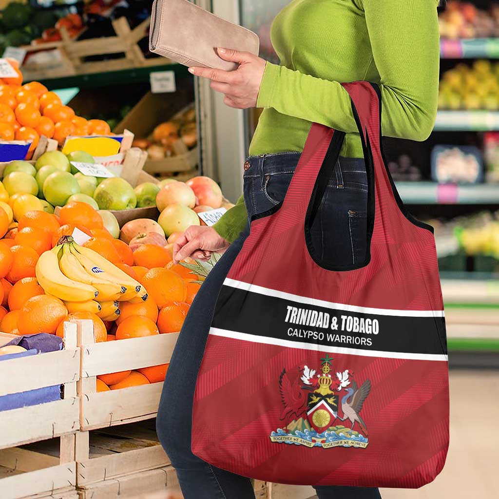 Trinidad and Tobago Rugby Grocery Bag Come On Calypso Warriors
