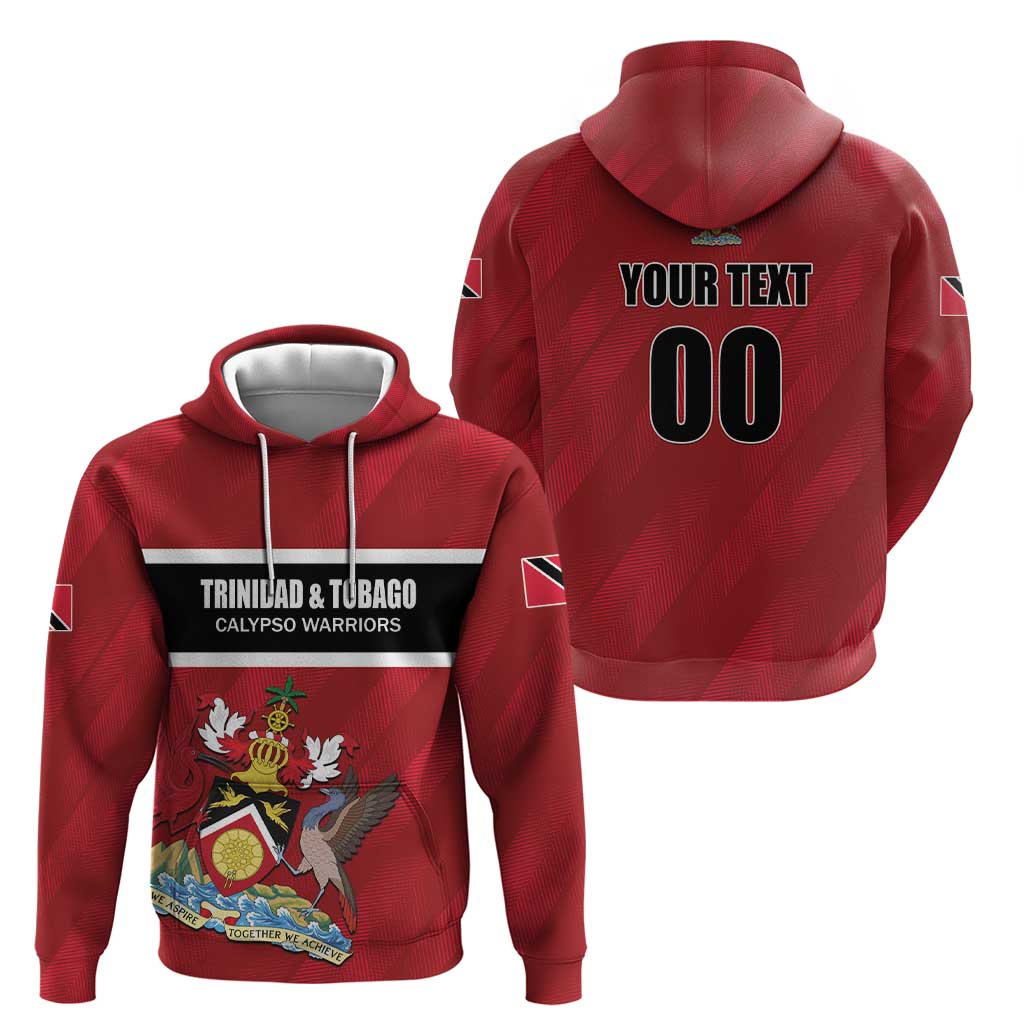 Custom Trinidad and Tobago Rugby Hoodie Come On Calypso Warriors
