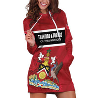 Custom Trinidad and Tobago Rugby Hoodie Dress Come On Calypso Warriors