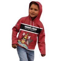 Custom Trinidad and Tobago Rugby Kid Hoodie Come On Calypso Warriors