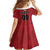 Custom Trinidad and Tobago Rugby Kid Short Sleeve Dress Come On Calypso Warriors