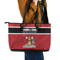 Trinidad and Tobago Rugby Leather Tote Bag Come On Calypso Warriors