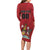 Custom Trinidad and Tobago Rugby Long Sleeve Bodycon Dress Come On Calypso Warriors