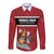Custom Trinidad and Tobago Rugby Long Sleeve Button Shirt Come On Calypso Warriors