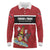 Custom Trinidad and Tobago Rugby Long Sleeve Polo Shirt Come On Calypso Warriors