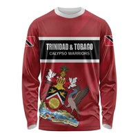 Custom Trinidad and Tobago Rugby Long Sleeve Shirt Come On Calypso Warriors