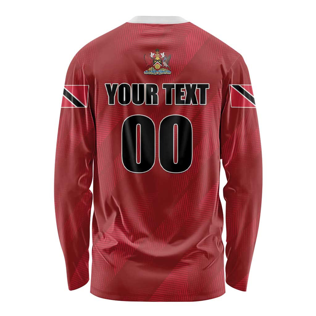 Custom Trinidad and Tobago Rugby Long Sleeve Shirt Come On Calypso Warriors