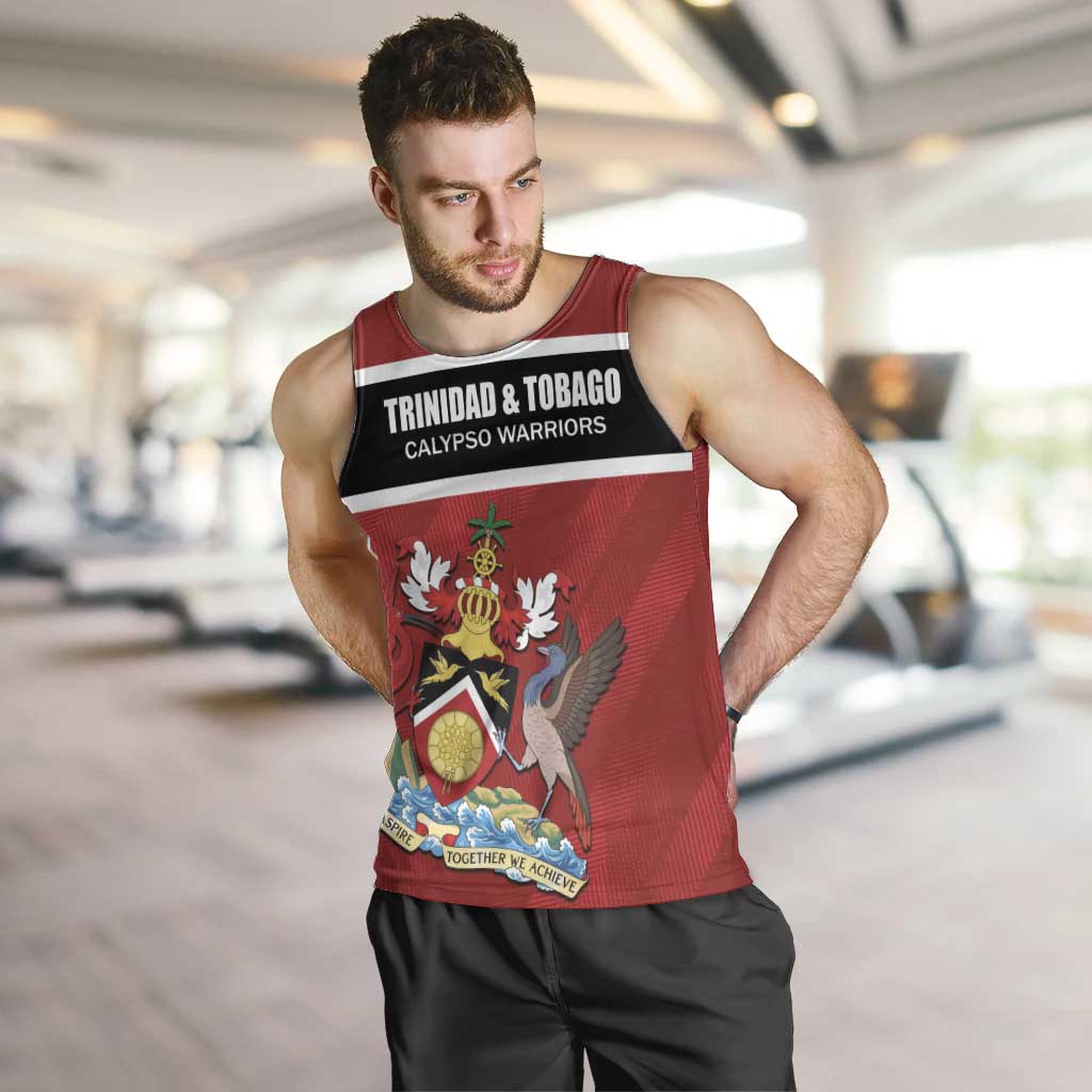 Custom Trinidad and Tobago Rugby Men Tank Top Come On Calypso Warriors
