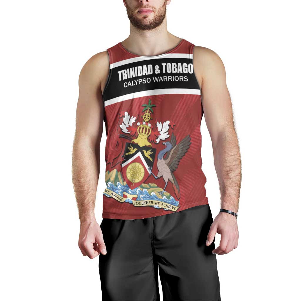 Custom Trinidad and Tobago Rugby Men Tank Top Come On Calypso Warriors