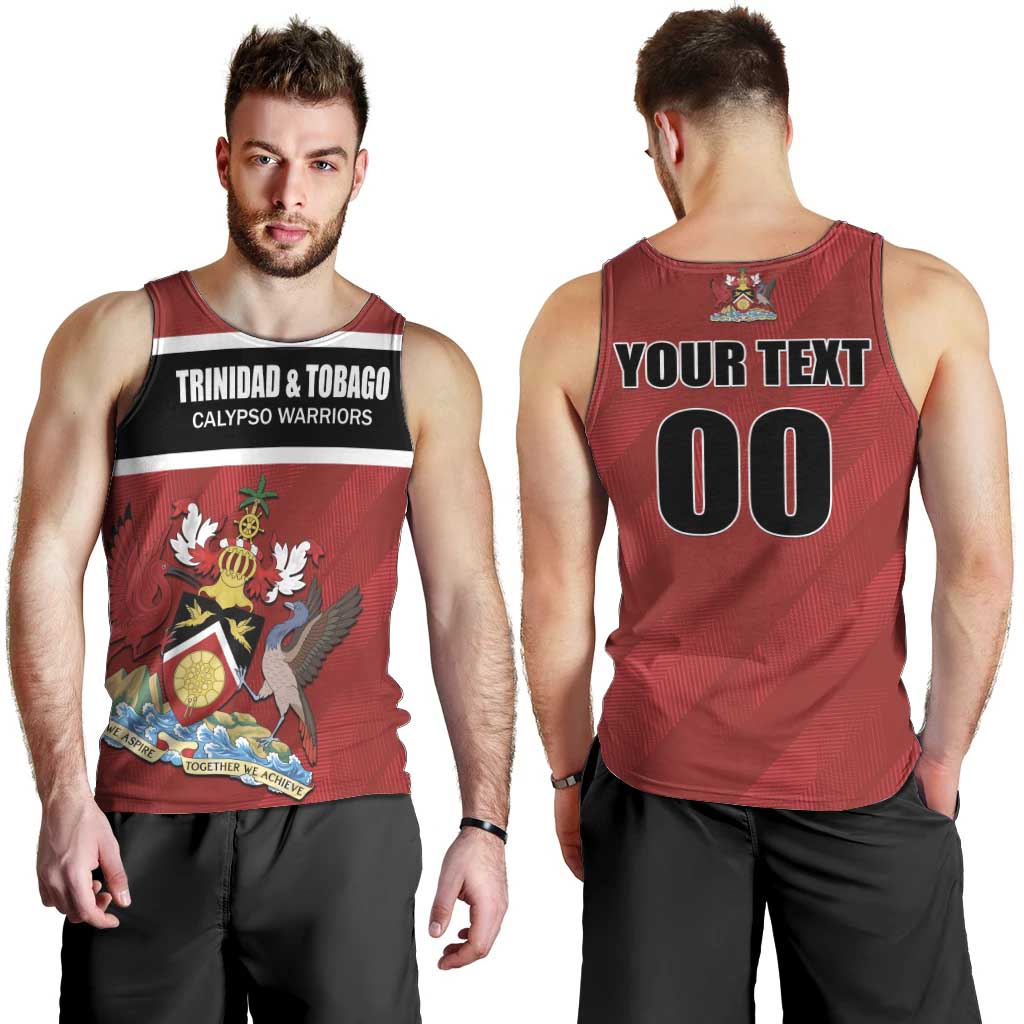 Custom Trinidad and Tobago Rugby Men Tank Top Come On Calypso Warriors