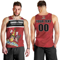 Custom Trinidad and Tobago Rugby Men Tank Top Come On Calypso Warriors