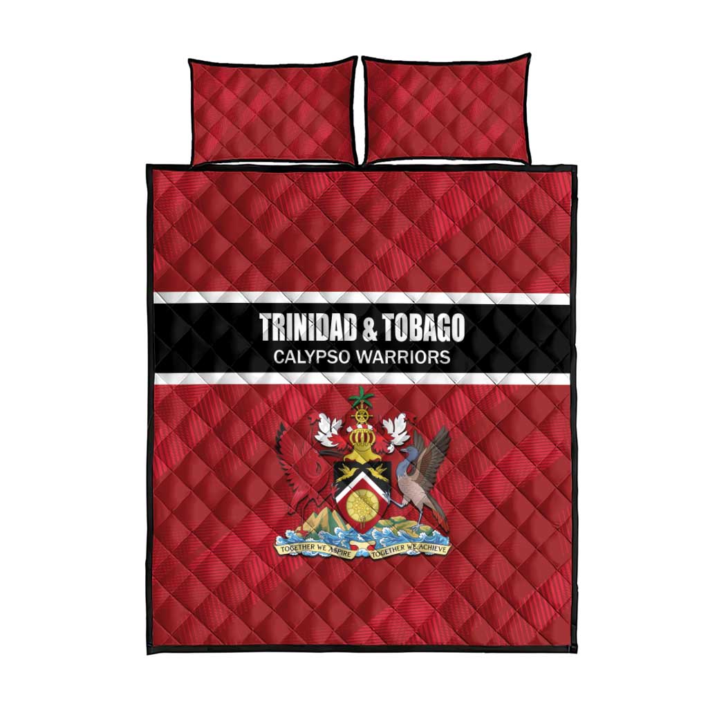 Trinidad and Tobago Rugby Quilt Bed Set Come On Calypso Warriors