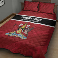 Trinidad and Tobago Rugby Quilt Bed Set Come On Calypso Warriors