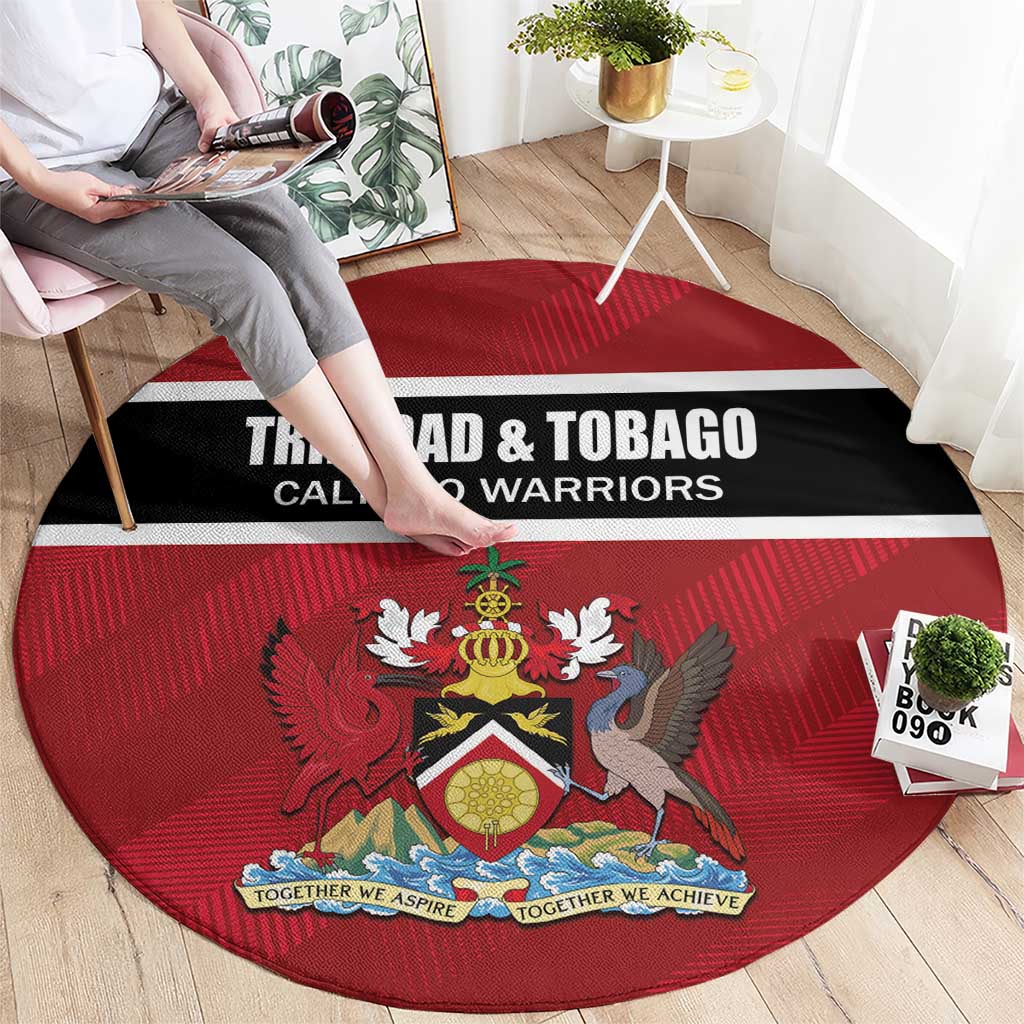 Trinidad and Tobago Rugby Round Carpet Come On Calypso Warriors