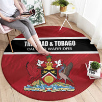 Trinidad and Tobago Rugby Round Carpet Come On Calypso Warriors