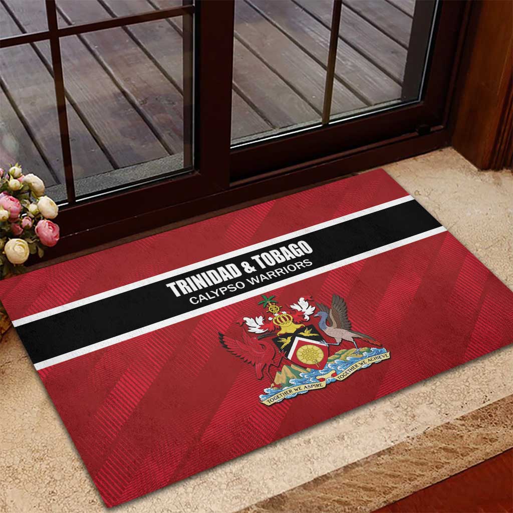 Trinidad and Tobago Rugby Rubber Doormat Come On Calypso Warriors