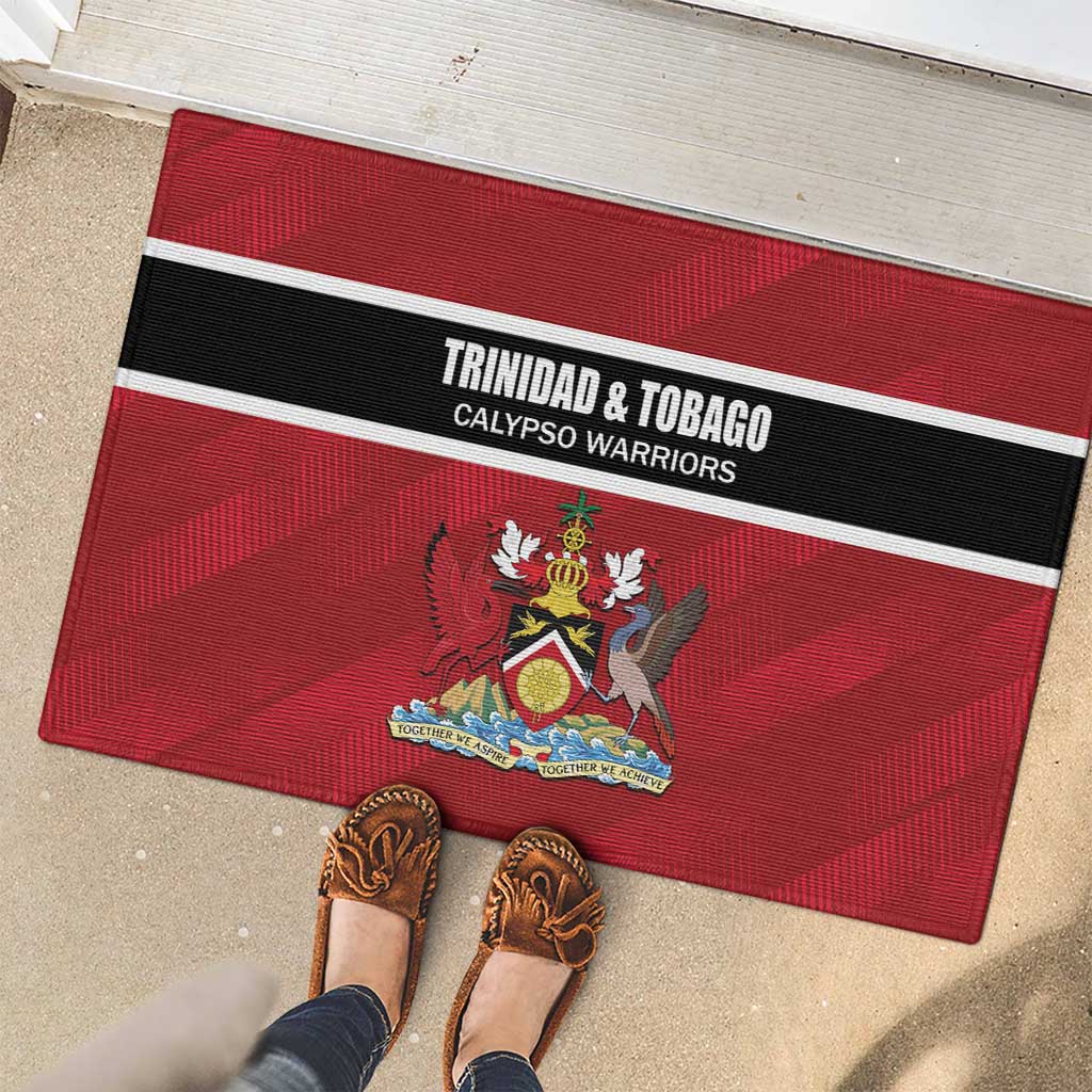 Trinidad and Tobago Rugby Rubber Doormat Come On Calypso Warriors