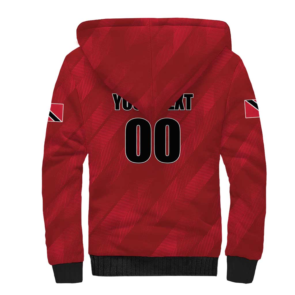 Custom Trinidad and Tobago Rugby Sherpa Hoodie Come On Calypso Warriors