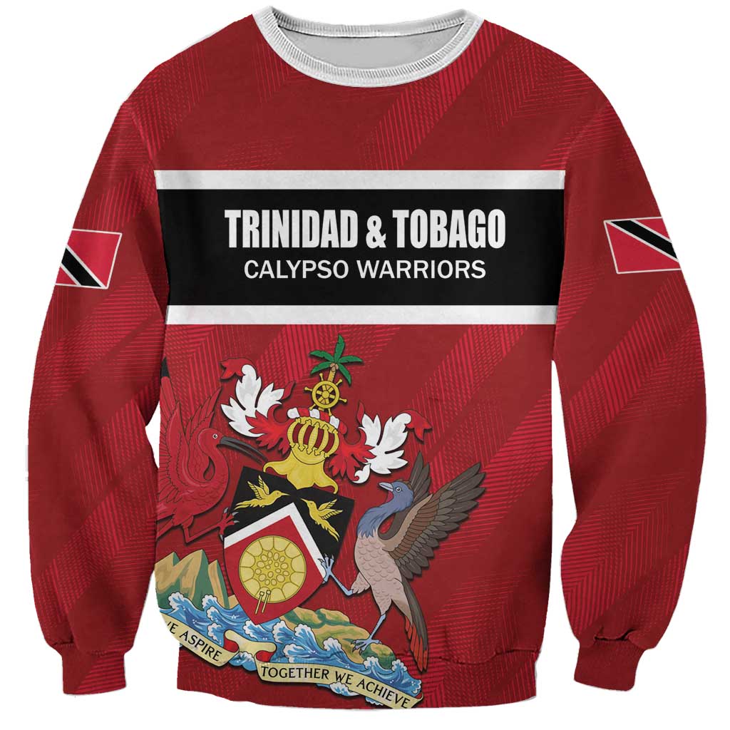 Custom Trinidad and Tobago Rugby Sweatshirt Come On Calypso Warriors