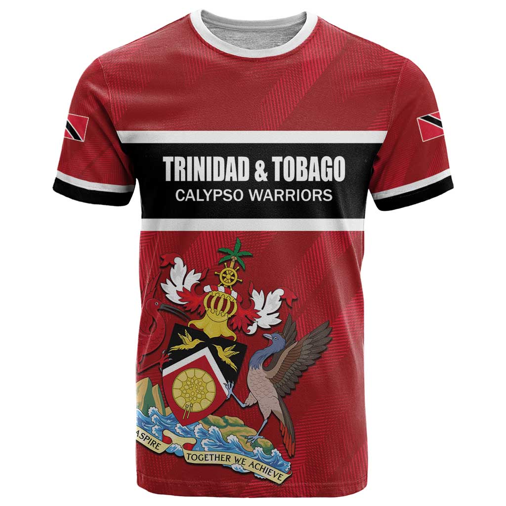 Custom Trinidad and Tobago Rugby T Shirt Come On Calypso Warriors
