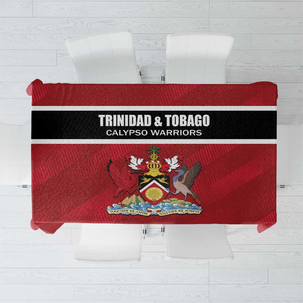 Trinidad and Tobago Rugby Tablecloth Come On Calypso Warriors