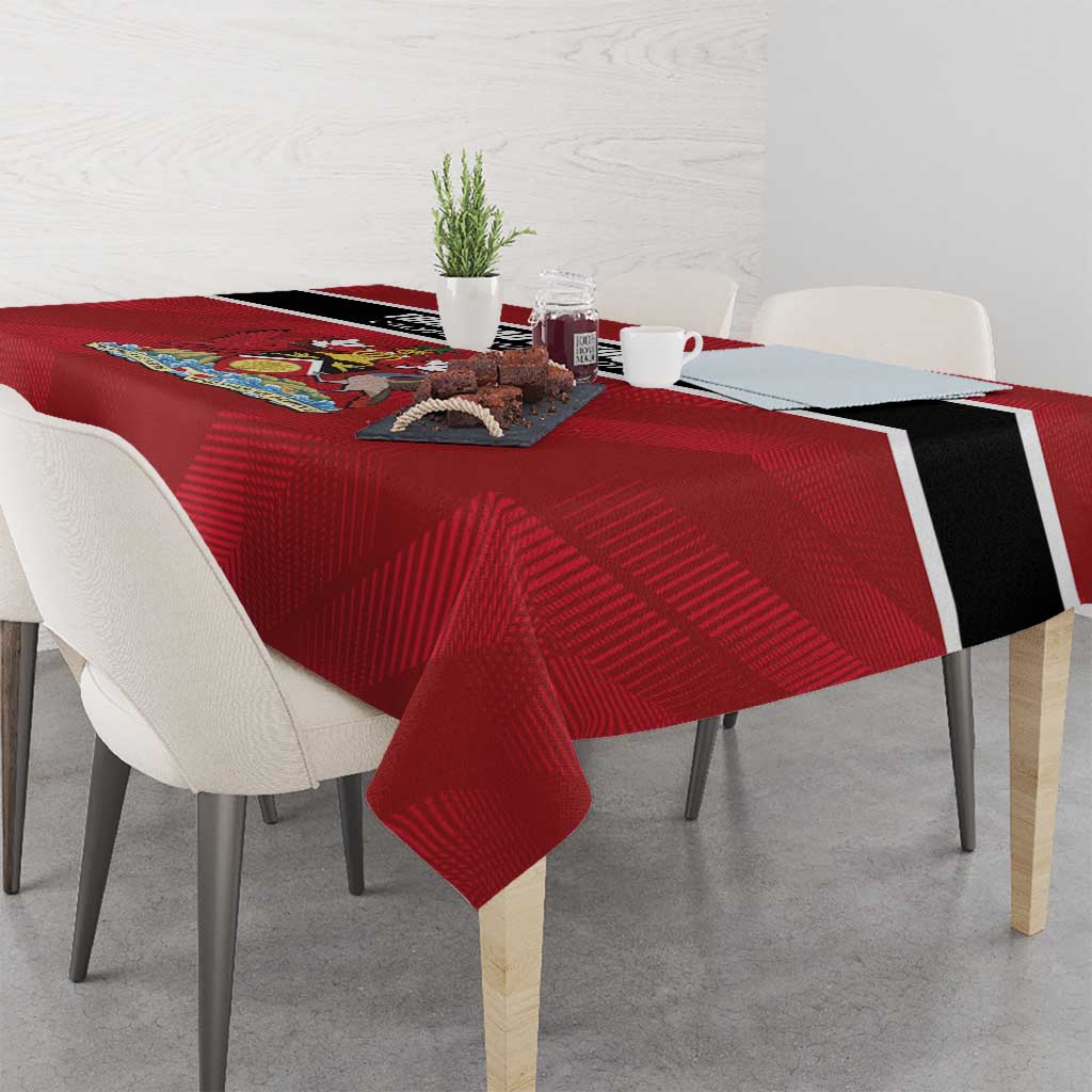 Trinidad and Tobago Rugby Tablecloth Come On Calypso Warriors