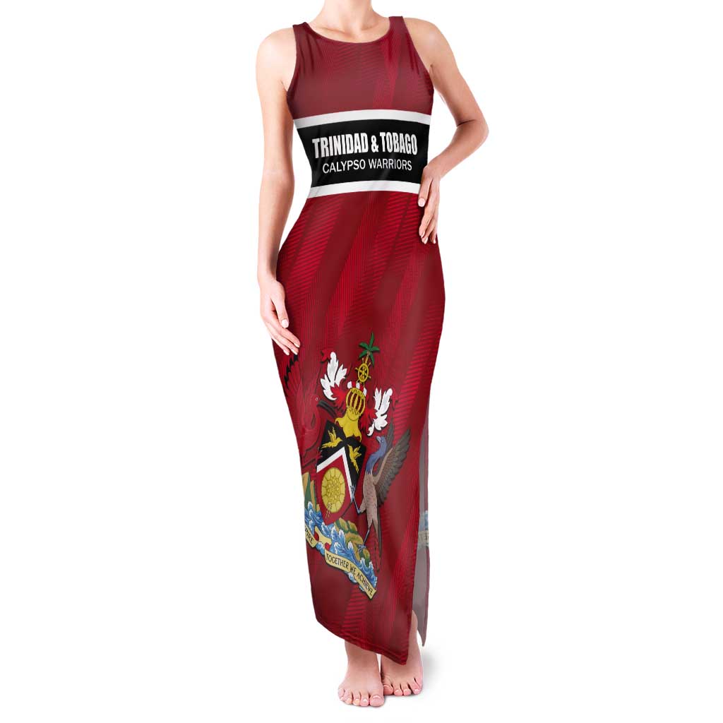 Custom Trinidad and Tobago Rugby Tank Maxi Dress Come On Calypso Warriors
