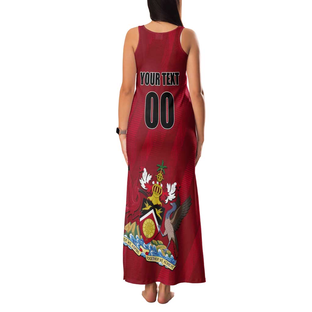 Custom Trinidad and Tobago Rugby Tank Maxi Dress Come On Calypso Warriors