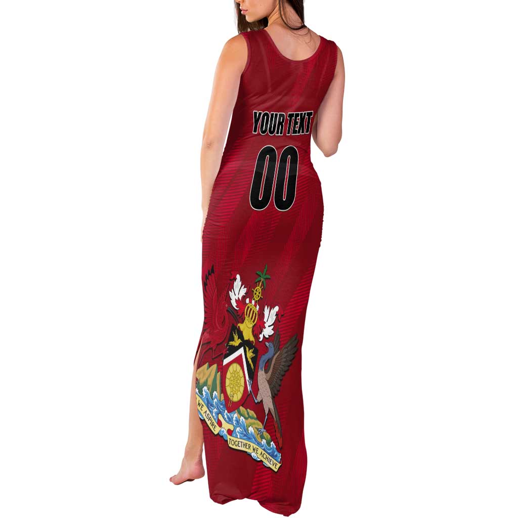 Custom Trinidad and Tobago Rugby Tank Maxi Dress Come On Calypso Warriors