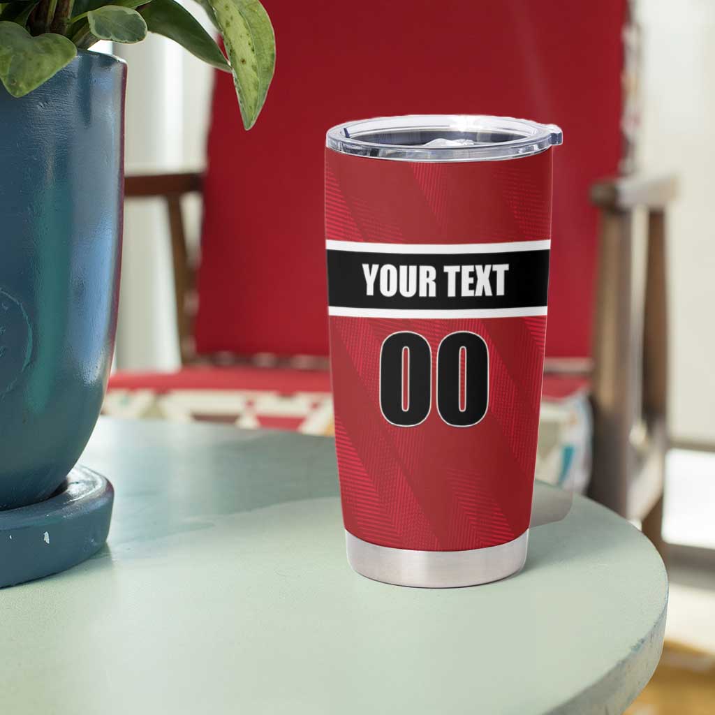 Custom Trinidad and Tobago Rugby Tumbler Cup Come On Calypso Warriors