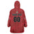 Custom Trinidad and Tobago Rugby Wearable Blanket Hoodie Come On Calypso Warriors